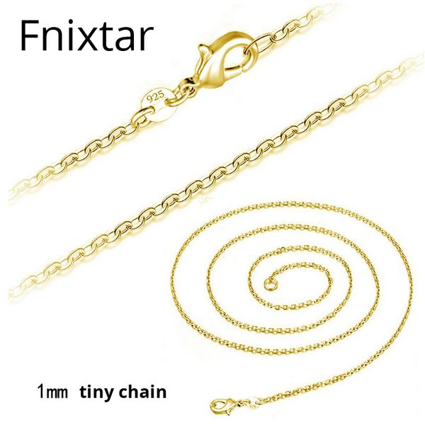 fnixtar 1mm fashion jewelry tiny chain women necklaces for jewelry accessories 925 stamp o shape teeny chain necklace women, Silver
fnixtar 1mm fashion jewelry tiny chain women necklaces for jewelry accessories 925 stamp o shape teeny chain necklace women, Silver