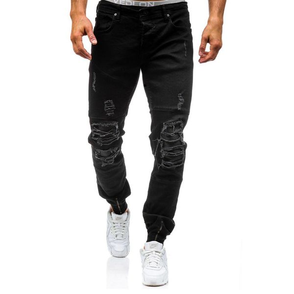 new european american style luxury straight slim denim trousers zipper jeans for men, Blue
new european american style luxury straight slim denim trousers zipper jeans for men, Blue