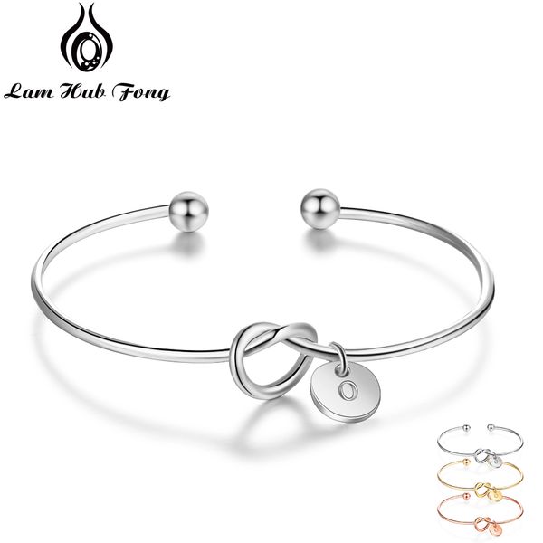 women personalized a-z letter knot bracelets & bangles stainless steel gold silver rose gold color bridesmaid gift(lam hub fong, Black
women personalized a-z letter knot bracelets & bangles stainless steel gold silver rose gold color bridesmaid gift(lam hub fong, Black