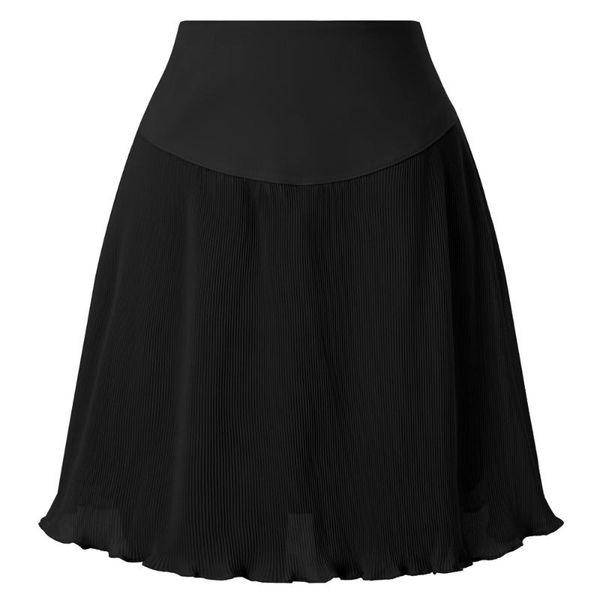 pleated skirt party lady summer women's chiffon mini with zipper flared, Black
pleated skirt party lady summer women's chiffon mini with zipper flared, Black