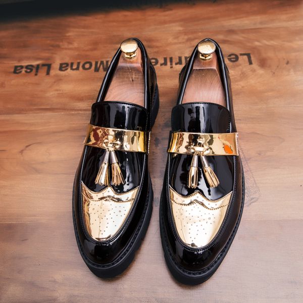 dress shoes for men gold silver formal sneakers youth classic black pu leather wedding shoes mens fashion party slip-on loafer
dress shoes for men gold silver formal sneakers youth classic black pu leather wedding shoes mens fashion party slip-on loafer