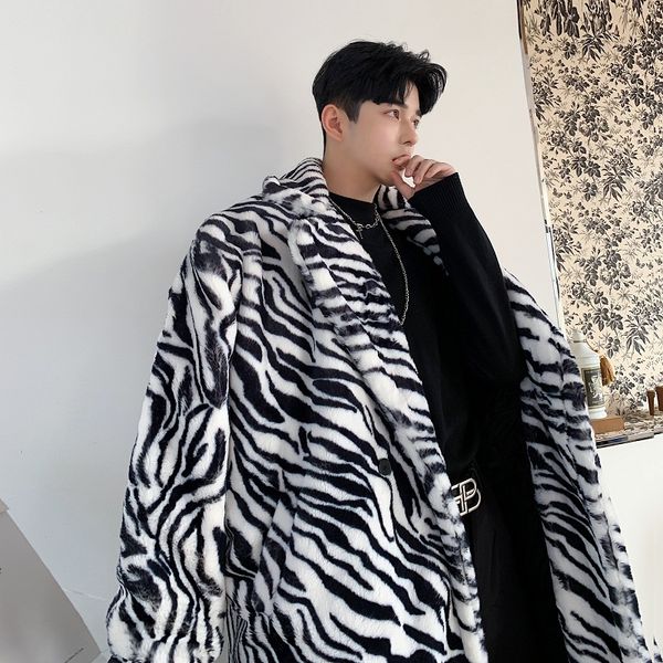 winter thicken zebra print coat men warm fashion parka men cotton long coat mens streetwear wild loose jacket male clothes, Black
winter thicken zebra print coat men warm fashion parka men cotton long coat mens streetwear wild loose jacket male clothes, Black