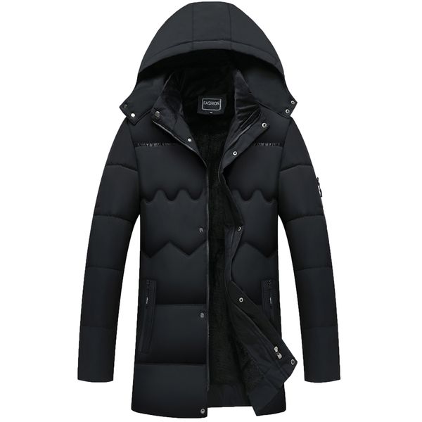 new winter jacket men thicken warm men parkas hooded fleece man's jackets outwear cotton coat parka jaqueta masculina,8103, Black
new winter jacket men thicken warm men parkas hooded fleece man's jackets outwear cotton coat parka jaqueta masculina,8103, Black