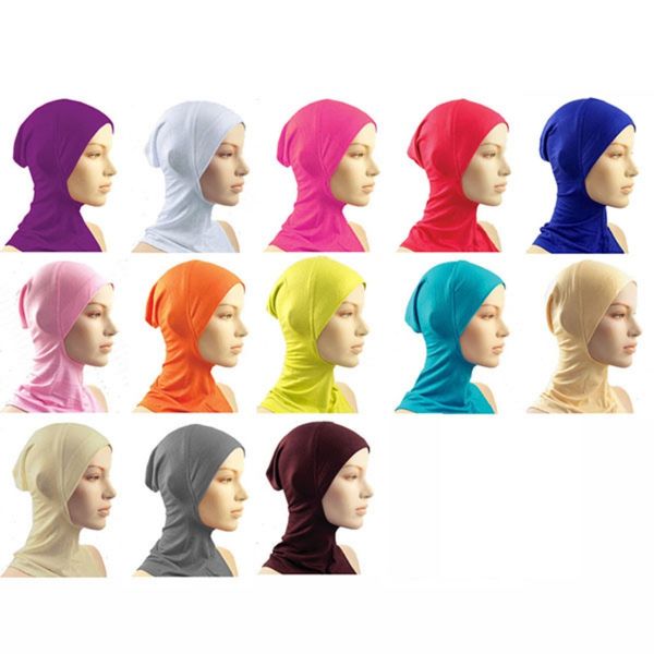 muslim female full cover scarf hat hijab cap islamic underscarf neck head hat cotton under scarf, Black
muslim female full cover scarf hat hijab cap islamic underscarf neck head hat cotton under scarf, Black