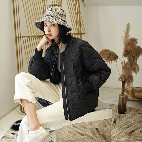 women's down & parkas 2021 winter duck jacket women short ultra light coat korean puffer oversized jackets 1816-1 yy1425, Black
women's down & parkas 2021 winter duck jacket women short ultra light coat korean puffer oversized jackets 1816-1 yy1425, Black