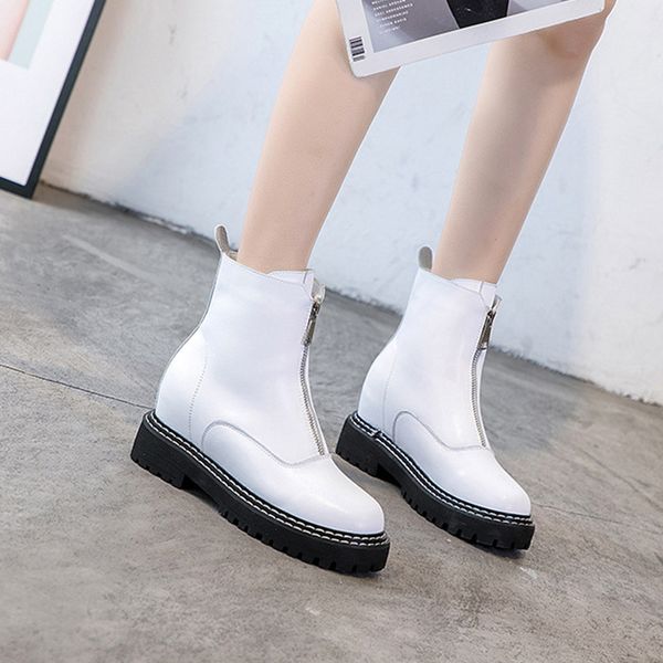 white winter shoes woman platform ankle boots for women botas blancas mujer fashion short plush sewing zipper buty damskie tsdfc, Black
white winter shoes woman platform ankle boots for women botas blancas mujer fashion short plush sewing zipper buty damskie tsdfc, Black