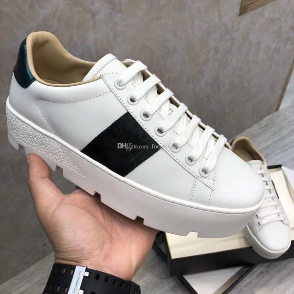men sneakers women designer shoes ace embroidered thick bottom sneaker fashion luxury women shoes white leather platfrom shoe, Black
men sneakers women designer shoes ace embroidered thick bottom sneaker fashion luxury women shoes white leather platfrom shoe, Black