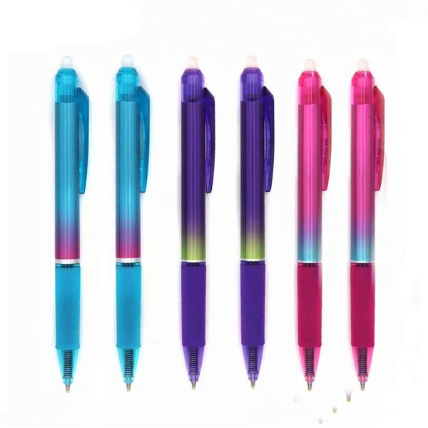 rainbow erasable pen washable handle 0.5mm blue/black press gel pen for girl boy school office supplies stationery
rainbow erasable pen washable handle 0.5mm blue/black press gel pen for girl boy school office supplies stationery