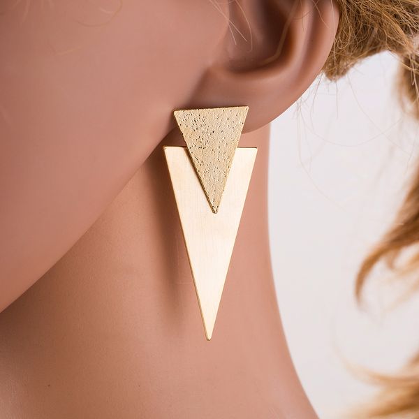 big gold silver earrings 2019 for women geometric triangle metal drop dangle earrings fashion simple personalized earrings
big gold silver earrings 2019 for women geometric triangle metal drop dangle earrings fashion simple personalized earrings