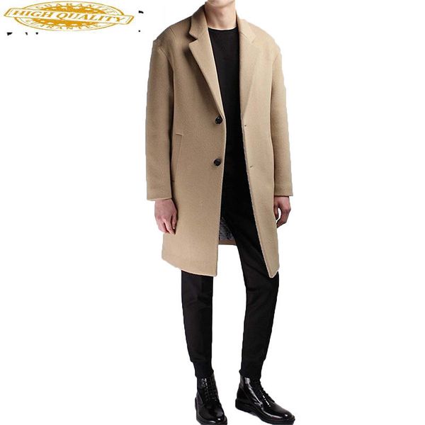 medium long coat wool men brand clothing pea jacket turn-down collar thicken black mens coat overcoat camel men's coats wuj1191
medium long coat wool men brand clothing pea jacket turn-down collar thicken black mens coat overcoat camel men's coats wuj1191
