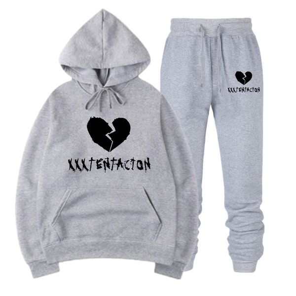 men/women xxxtentacion sweatshirts+sweatpants suits mens fashion clothing fleece hooded pullover hip hop hoodies sweatshirt xxxl, Black
men/women xxxtentacion sweatshirts+sweatpants suits mens fashion clothing fleece hooded pullover hip hop hoodies sweatshirt xxxl, Black