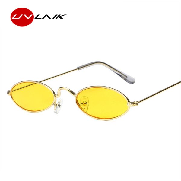uvlaik vintage small oval sunglasses women retro brand skinny metal frame sunnies men sun glasses red yellow cat eye eyewear, White;black
uvlaik vintage small oval sunglasses women retro brand skinny metal frame sunnies men sun glasses red yellow cat eye eyewear, White;black