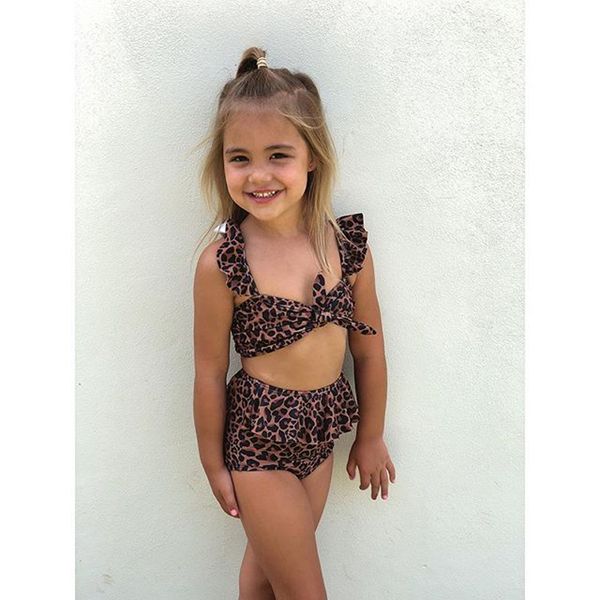 kids girl high waist leopard swimwear swimming bikini set lace up ruffle swimsuit beachwear two-piece suits swim outfits
kids girl high waist leopard swimwear swimming bikini set lace up ruffle swimsuit beachwear two-piece suits swim outfits