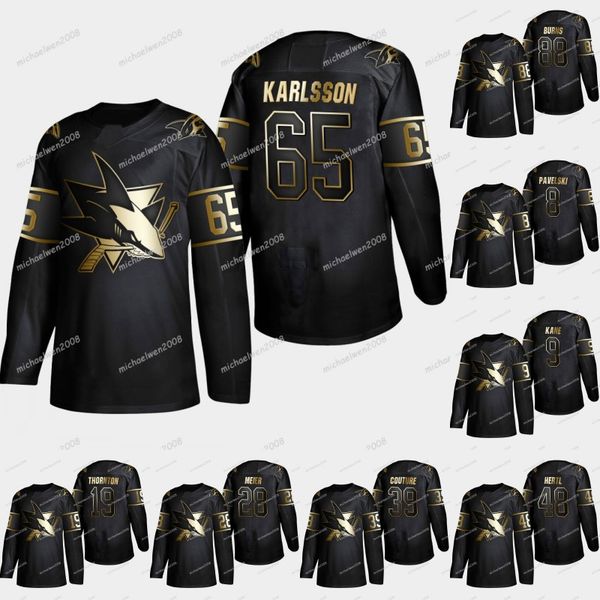 2019 golden edition san jose sharks hockey jersey erik karlsson evander kane joe pavelski brent burns logan couture joe thornton dillon, Black;red
2019 golden edition san jose sharks hockey jersey erik karlsson evander kane joe pavelski brent burns logan couture joe thornton dillon, Black;red