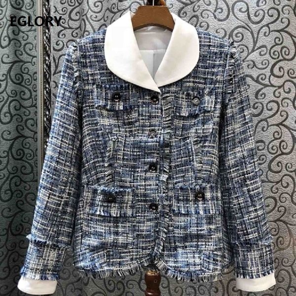 jacket 2019 autumn fashion coat women turn-down collar white color block single breasted vintage grey coat, Black;brown
jacket 2019 autumn fashion coat women turn-down collar white color block single breasted vintage grey coat, Black;brown