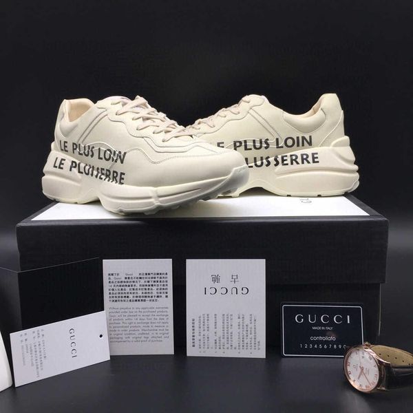 casual men and women fashion retro thick-soled shoes designer leather sneakers luxury comfortable men and women shoes, Black
casual men and women fashion retro thick-soled shoes designer leather sneakers luxury comfortable men and women shoes, Black