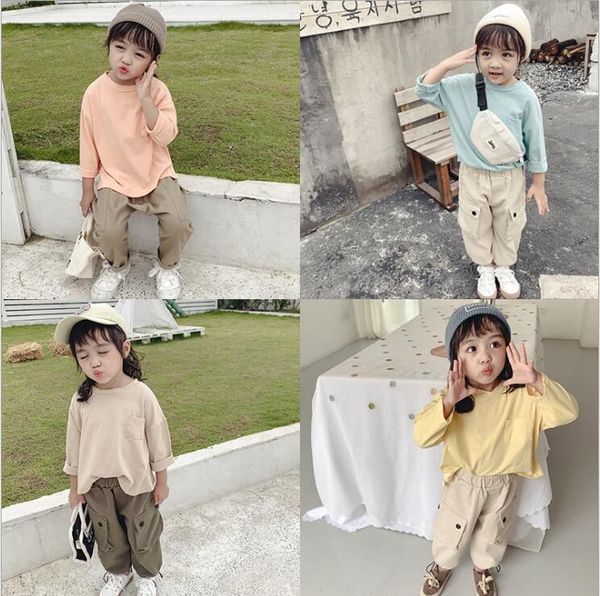 2019 new girls boys t-shirt autumn full sleeve cotton soft fashion kids 1-6t hw48, Blue
2019 new girls boys t-shirt autumn full sleeve cotton soft fashion kids 1-6t hw48, Blue