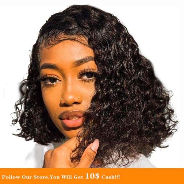 lace wigs short black loose curly bob front wig soft remy human hair for women natural hairline 13x6 swiss frontal, Black;brown
lace wigs short black loose curly bob front wig soft remy human hair for women natural hairline 13x6 swiss frontal, Black;brown