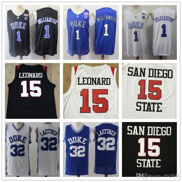 NCAA 15 Kawhi Leonard Jersey 2 San Diego State Aztecs #1 Zion Williamson Duke Blue Devils #32 Christian Laettner Basketball Jerseys Stitched
NCAA 15 Kawhi Leonard Jersey 2 San Diego State Aztecs #1 Zion Williamson Duke Blue Devils #32 Christian Laettner Basketball Jerseys Stitched