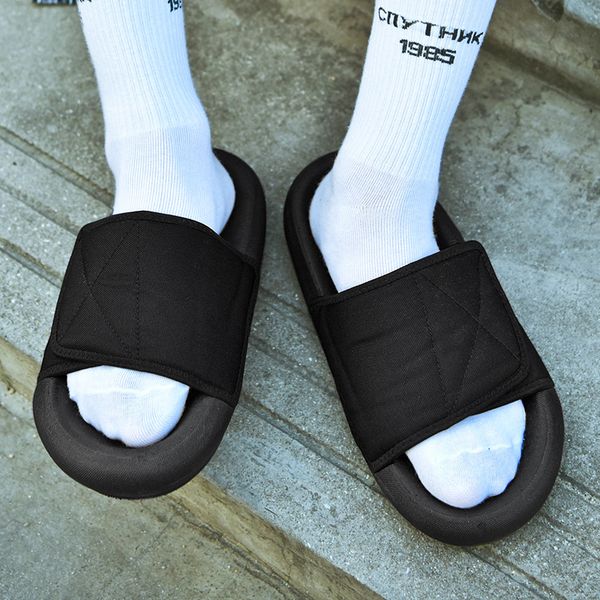 women's slippers couple beach canvas slipper 2020 kanye shoes woman couple black grey casual wide feet flip flops shoes women
women's slippers couple beach canvas slipper 2020 kanye shoes woman couple black grey casual wide feet flip flops shoes women