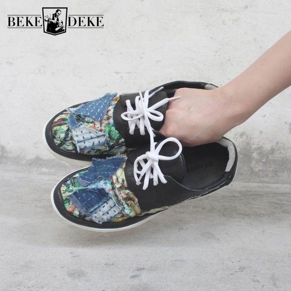new summer runway designer mens silk patchwok casual platform shoes zapatillas hombre deportiva genuine leather joggers sneakers, Black
new summer runway designer mens silk patchwok casual platform shoes zapatillas hombre deportiva genuine leather joggers sneakers, Black