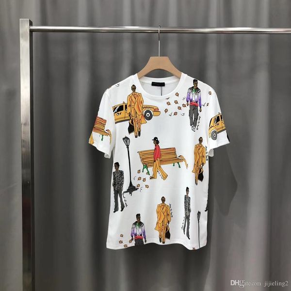 2019 summer new fasion mens cartoon printing t shirts chinese size tshirts ~ mens new designer short sleeve t shirts, White;black
2019 summer new fasion mens cartoon printing t shirts chinese size tshirts ~ mens new designer short sleeve t shirts, White;black