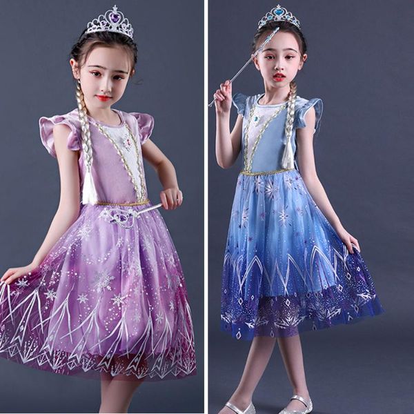snowflakes printed dress for girls summer princess frocks role play costume kids halloween christmas queen elza party wear, Red;yellow
snowflakes printed dress for girls summer princess frocks role play costume kids halloween christmas queen elza party wear, Red;yellow