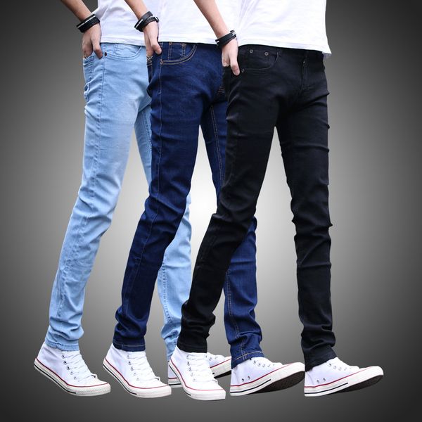 summer men casual versatile jeans korean-style slim fit small feet long pants students teenager spring and autumn men's trousers, Blue
summer men casual versatile jeans korean-style slim fit small feet long pants students teenager spring and autumn men's trousers, Blue