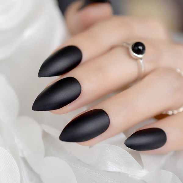frosted stiletto press on nails classical pointed matte fake nails full cover medium diy manicure tips lady must for daily wear, Red;gold
frosted stiletto press on nails classical pointed matte fake nails full cover medium diy manicure tips lady must for daily wear, Red;gold