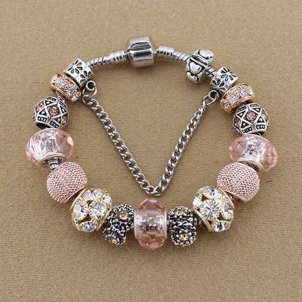 fashion brand 2019 luxury fit pandora bracelet beads diy pink drill coloured glaze beads for women love bracelet jewelry, Black
fashion brand 2019 luxury fit pandora bracelet beads diy pink drill coloured glaze beads for women love bracelet jewelry, Black