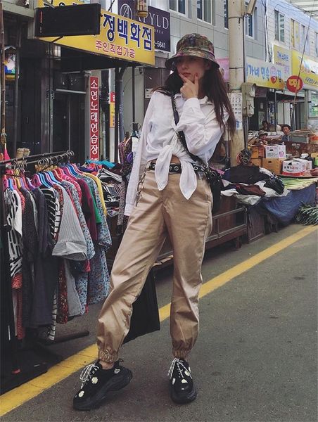 banded pants luxury womens solid color casual pants designer womens cargo pants fashion high waist ankle, Black;white
banded pants luxury womens solid color casual pants designer womens cargo pants fashion high waist ankle, Black;white