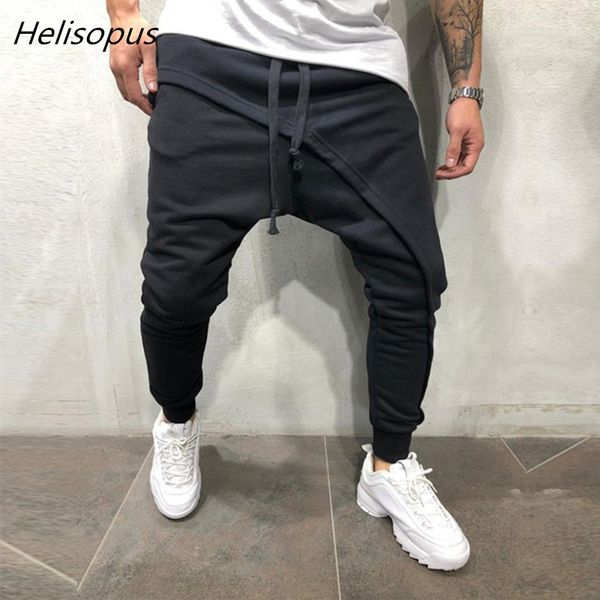 helisopus men jogger pant streetwear asymetric layered pants men's spring casual drawstring pants, Black
helisopus men jogger pant streetwear asymetric layered pants men's spring casual drawstring pants, Black