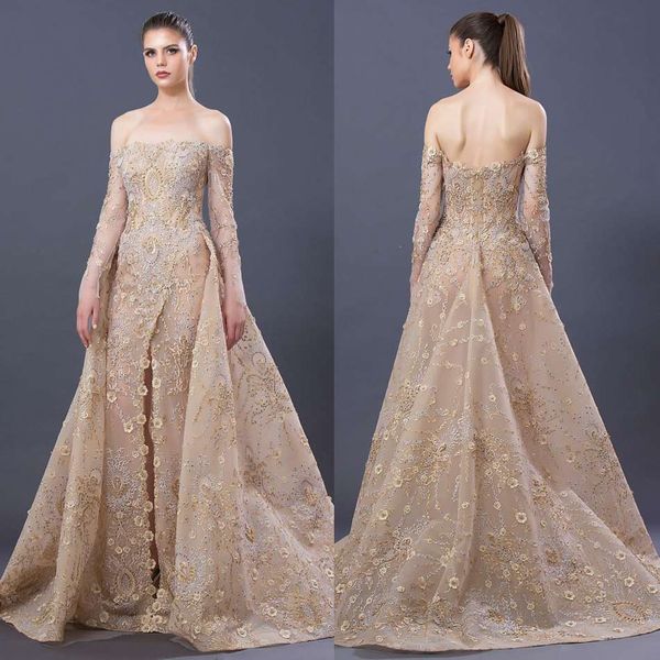 elie saab champagne evening dress off shoulder backless prom dresses appliqued arabic lace formal long sleeves slit pageant party gowns, Black;red
elie saab champagne evening dress off shoulder backless prom dresses appliqued arabic lace formal long sleeves slit pageant party gowns, Black;red