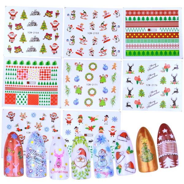 1pcs christmas nail sticker snowflake santa claus deer pattern nail art water transfer slider foil decal, Black
1pcs christmas nail sticker snowflake santa claus deer pattern nail art water transfer slider foil decal, Black