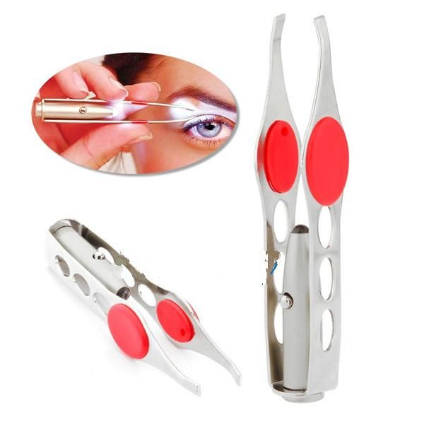 led eyebrow tweezer mini light eyelash removal tweezer clip make up beauty tool #3866
led eyebrow tweezer mini light eyelash removal tweezer clip make up beauty tool #3866