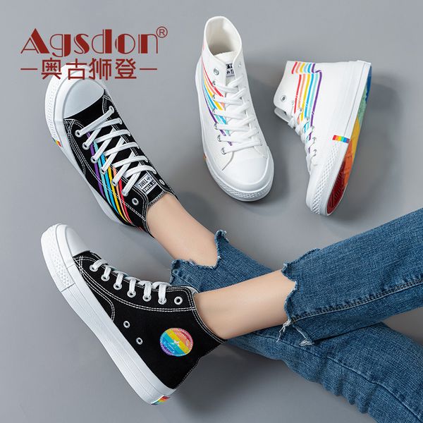 rainbow canvas shoes women's summer online celebrity women's shoes 2019 trendy students korean-style hight-weep yafeng
rainbow canvas shoes women's summer online celebrity women's shoes 2019 trendy students korean-style hight-weep yafeng