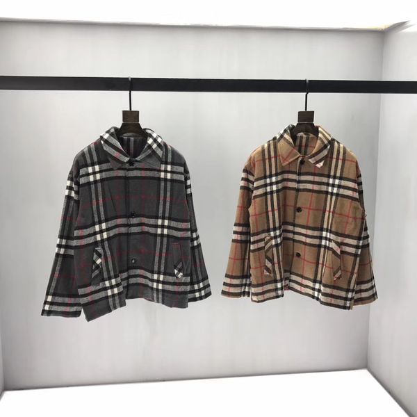 ladies plaid jacket loose men's wool jacket wear casual men and women couple models wool coat 2019 autumn and winter new coat qq3, Black;brown
ladies plaid jacket loose men's wool jacket wear casual men and women couple models wool coat 2019 autumn and winter new coat qq3, Black;brown