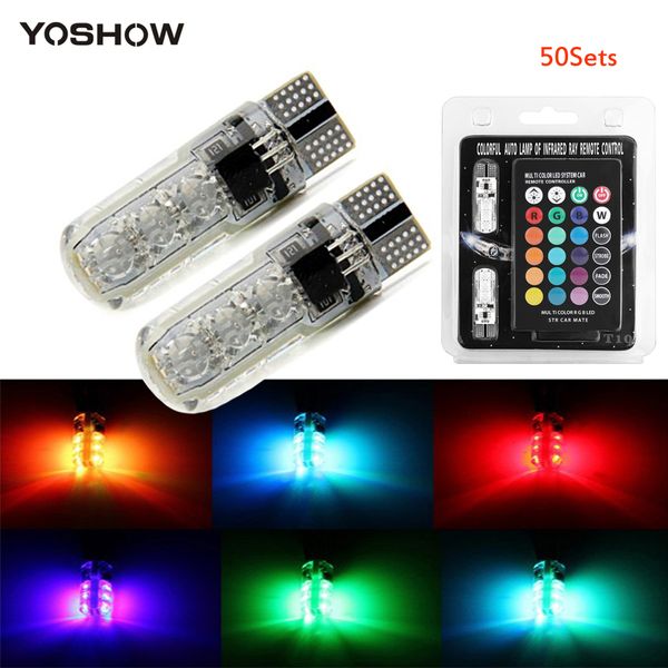 50sets t10 w5w 168 194 smd 6-led remote control rgb car dome reading wedge lights car tail light side parking door lighting
50sets t10 w5w 168 194 smd 6-led remote control rgb car dome reading wedge lights car tail light side parking door lighting
