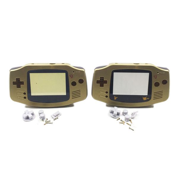 золото пластиковый корпус shell кожи для nintendo gameboy advance gba крышки случая
золото пластиковый корпус shell кожи для nintendo gameboy advance gba крышки случая