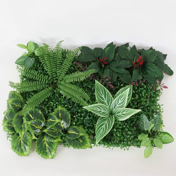 artificial grasses plants wall panel fake lawn leaf fence artificial foliage for home garden wall decor greenery 40x60cm 
artificial grasses plants wall panel fake lawn leaf fence artificial foliage for home garden wall decor greenery 40x60cm