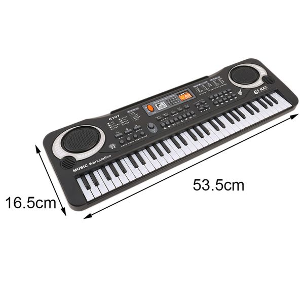 multifunction delicate 61 keys digital music electronic keyboard board toy gift electric piano organ musical organ electroni
multifunction delicate 61 keys digital music electronic keyboard board toy gift electric piano organ musical organ electroni