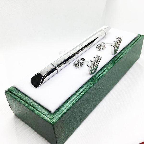 famous pen unique design gift pen stationery supplies luxury ballpoint pen , cufflink , gift green box sets 
famous pen unique design gift pen stationery supplies luxury ballpoint pen , cufflink , gift green box sets