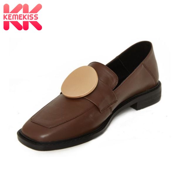 kemekiss fashion women flat shoes genuine leather square toe shoes women high-quality heels slip on casual footwear size 34-40, Black
kemekiss fashion women flat shoes genuine leather square toe shoes women high-quality heels slip on casual footwear size 34-40, Black