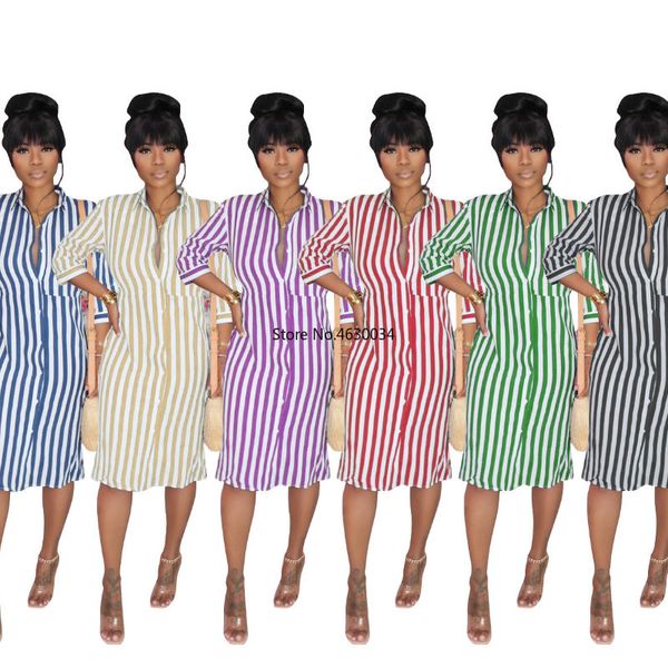 casual loose stripe printed shirt dress for women summer elegant retro vintage dresses ladies beach boho clothing vestidos, White;black
casual loose stripe printed shirt dress for women summer elegant retro vintage dresses ladies beach boho clothing vestidos, White;black