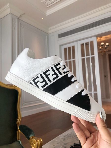 white brown real leather low-lace-up casual outdoor shoe for men and women fashion shoes for ladies with box 35-45, Black
white brown real leather low-lace-up casual outdoor shoe for men and women fashion shoes for ladies with box 35-45, Black