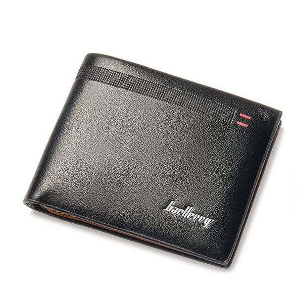 baellerry men wallet leather card holder slim small wallet men coin pocket purse mini for s billetera hombre, Red;black
baellerry men wallet leather card holder slim small wallet men coin pocket purse mini for s billetera hombre, Red;black