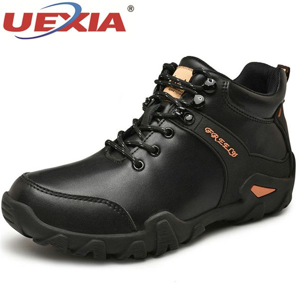 uexia men's leather boots non-slip shoes men popular comfy autumn winter men shoes warm plush snow boots durable outdoor sport, Black
uexia men's leather boots non-slip shoes men popular comfy autumn winter men shoes warm plush snow boots durable outdoor sport, Black