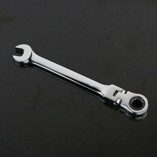 

8-19mm reversible movable head ratchet wrench socket spanner flexible head automotive repair hardware tool