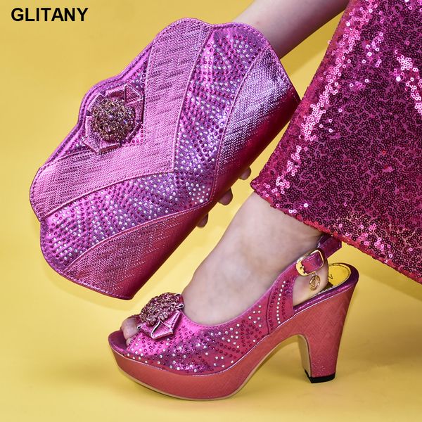 italian shoes and bags to match shoes with bag set summer high heeled for women crystal shoe wedding shoe, Black
italian shoes and bags to match shoes with bag set summer high heeled for women crystal shoe wedding shoe, Black