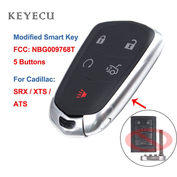 keyecu 5 buttons upgraded smart proximity remote car key fob for srx 2010 2011 2012 2013 2014 2015 ats xts - nbg009768t
keyecu 5 buttons upgraded smart proximity remote car key fob for srx 2010 2011 2012 2013 2014 2015 ats xts - nbg009768t